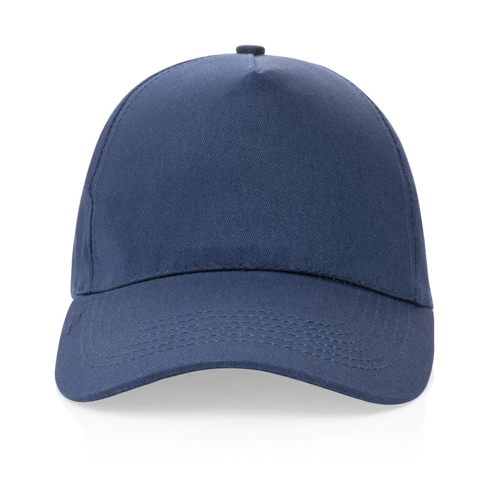 Impact 5 Panel Kappe aus 190gr rCotton mit AWARE™ Tracer - navy blau
