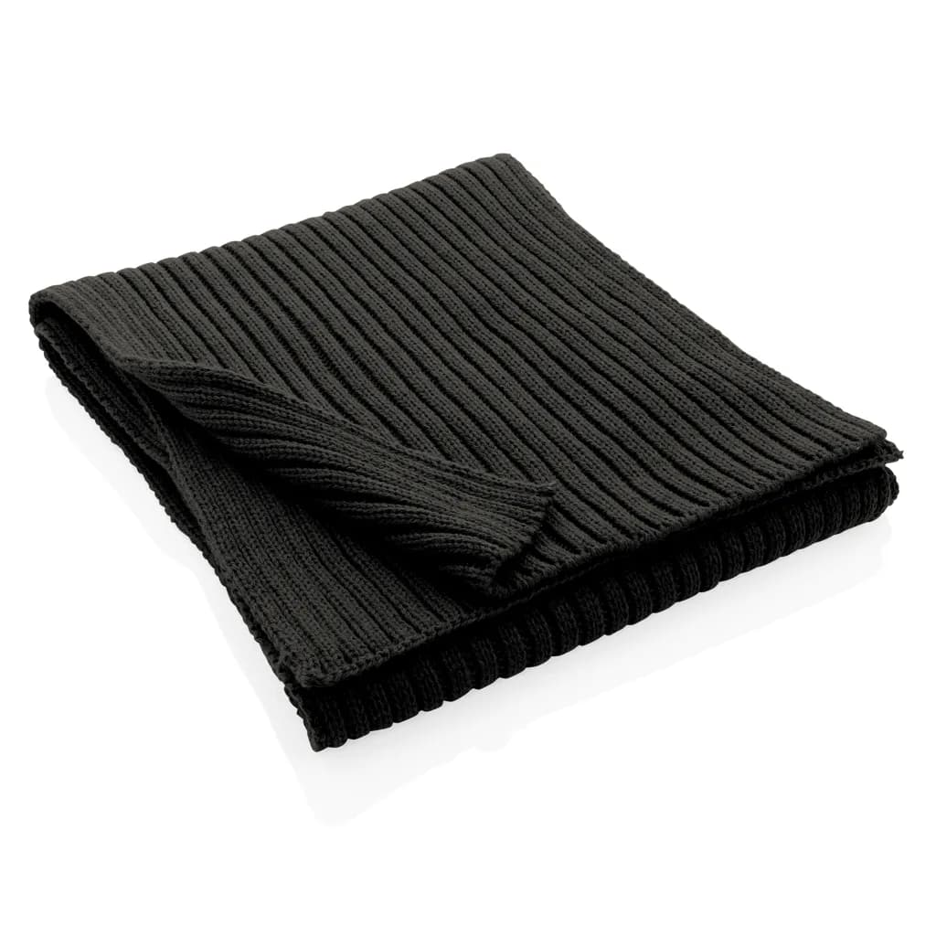 Impact AWARE™ Polylana® Strickschal 180x25cm - schwarz