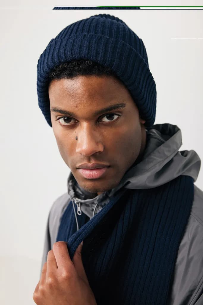 Impact AWARE™ Polylana® Strickschal 180x25cm - navy blau