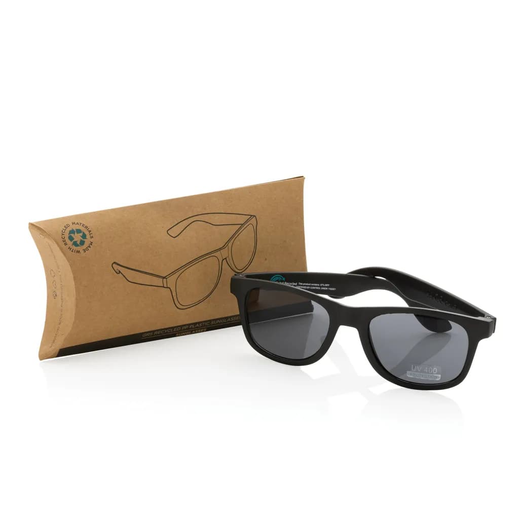 Sonnenbrille aus RCS recyceltem PP-Kunststoff - schwarz