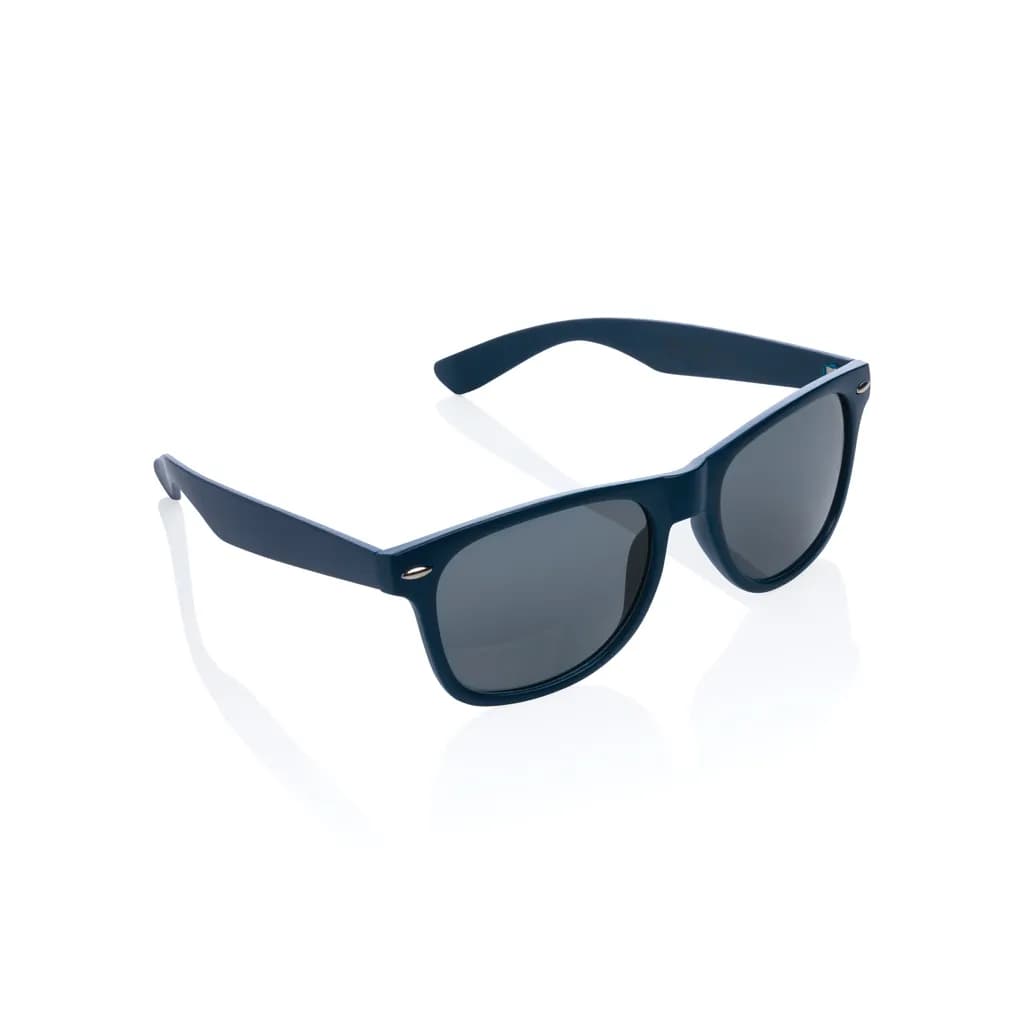 Sonnenbrille aus GRS recyceltem PC Kunststoff - navy blau