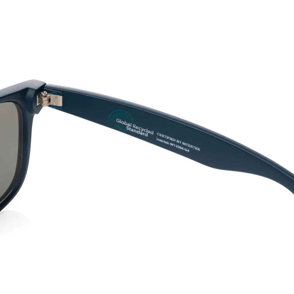 Sonnenbrille aus GRS recyceltem PC Kunststoff - navy blau