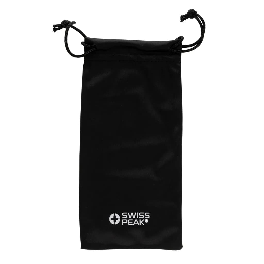 Swiss Peak polarisierte Sonnenbrille aus RCS Kunststoff - schwarz