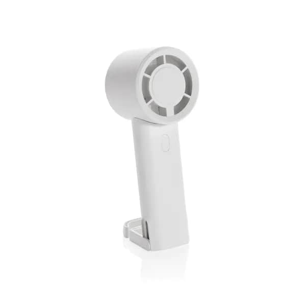 Twist wiederaufladbarer tragbarer Ventilator aus RCS rABS - weiß