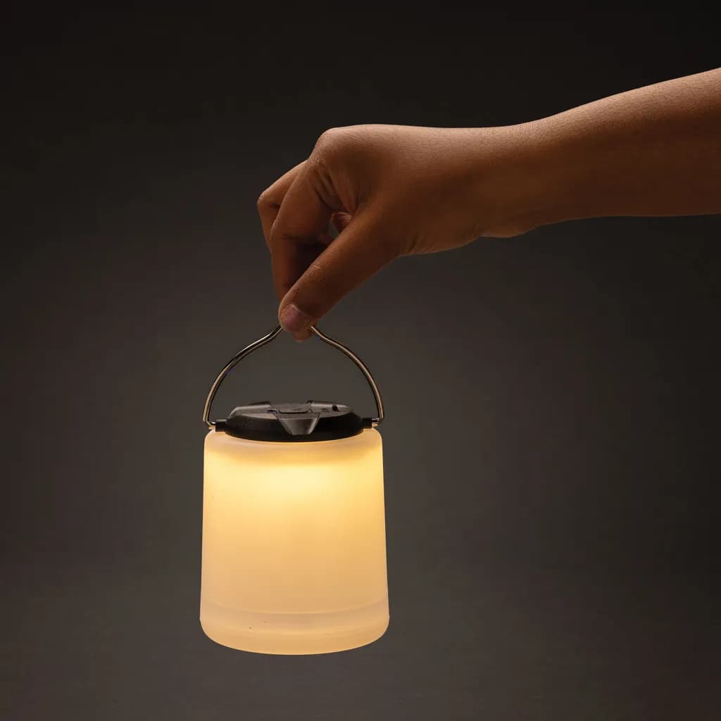 Limio tragbare wiederaufladbare Tischlampe aus RCS rec. ABS - weiß