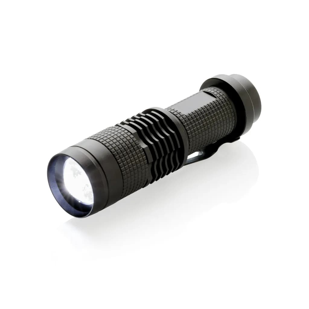 Kompakte 3W Cree Taschenlampe - schwarz