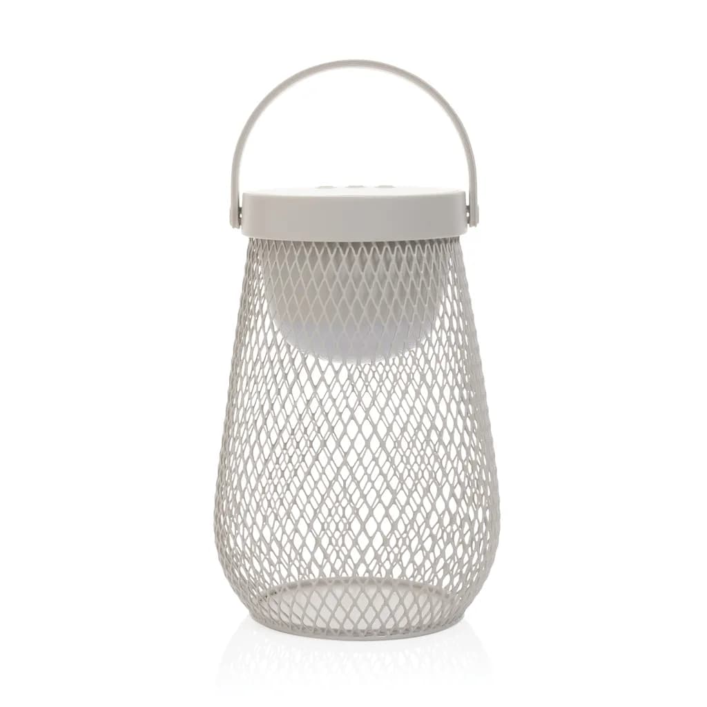 Aurora USB-Tischlampe aus RCS recyceltem ABS - grau