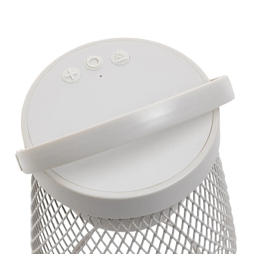 Aurora USB-Tischlampe aus RCS recyceltem ABS - grau