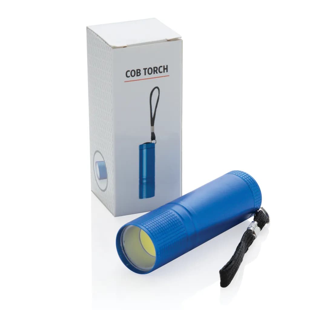 COB Taschenlampe - blau