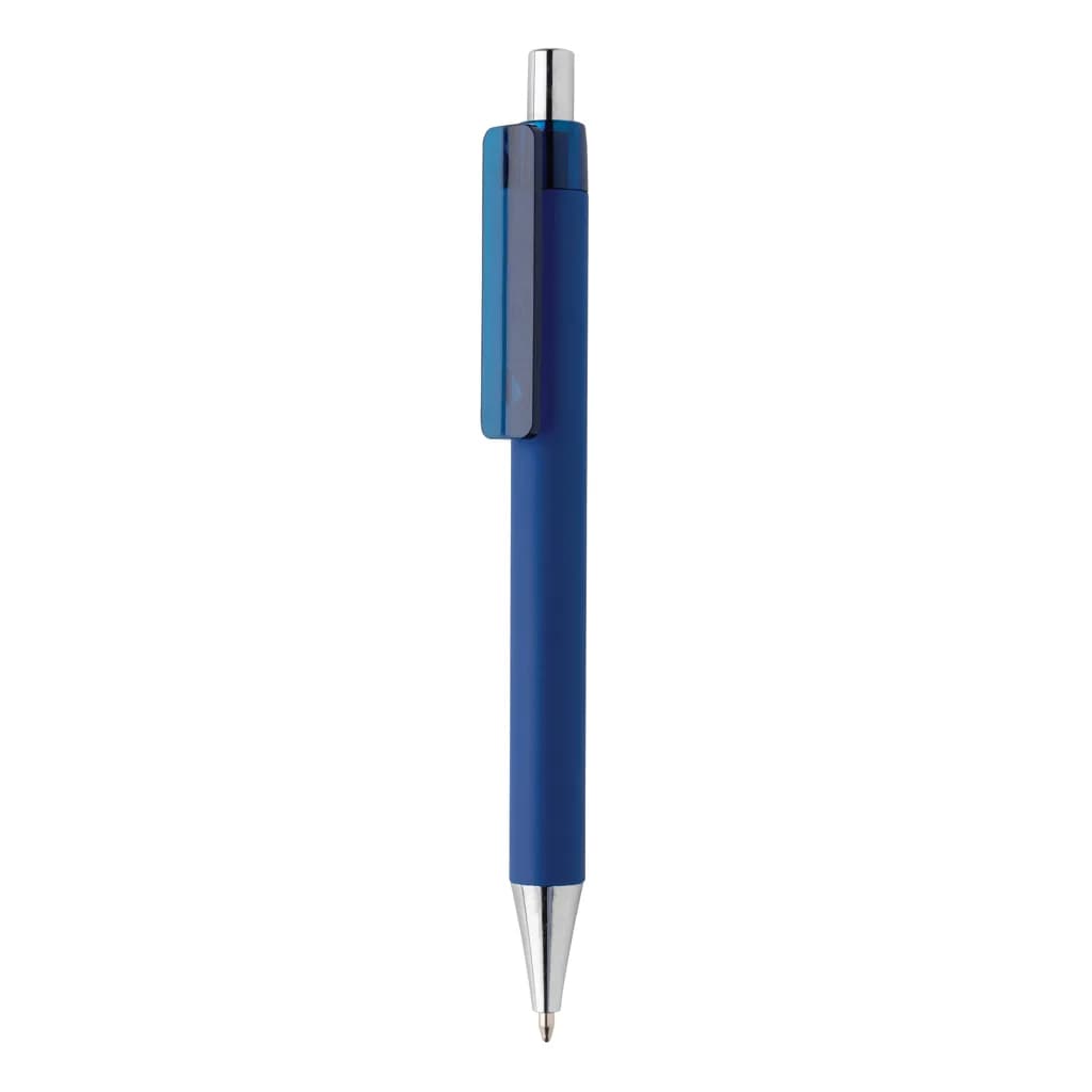 X8 Stift mit Smooth-Touch aus RCS recyceltem ABS - navy blau