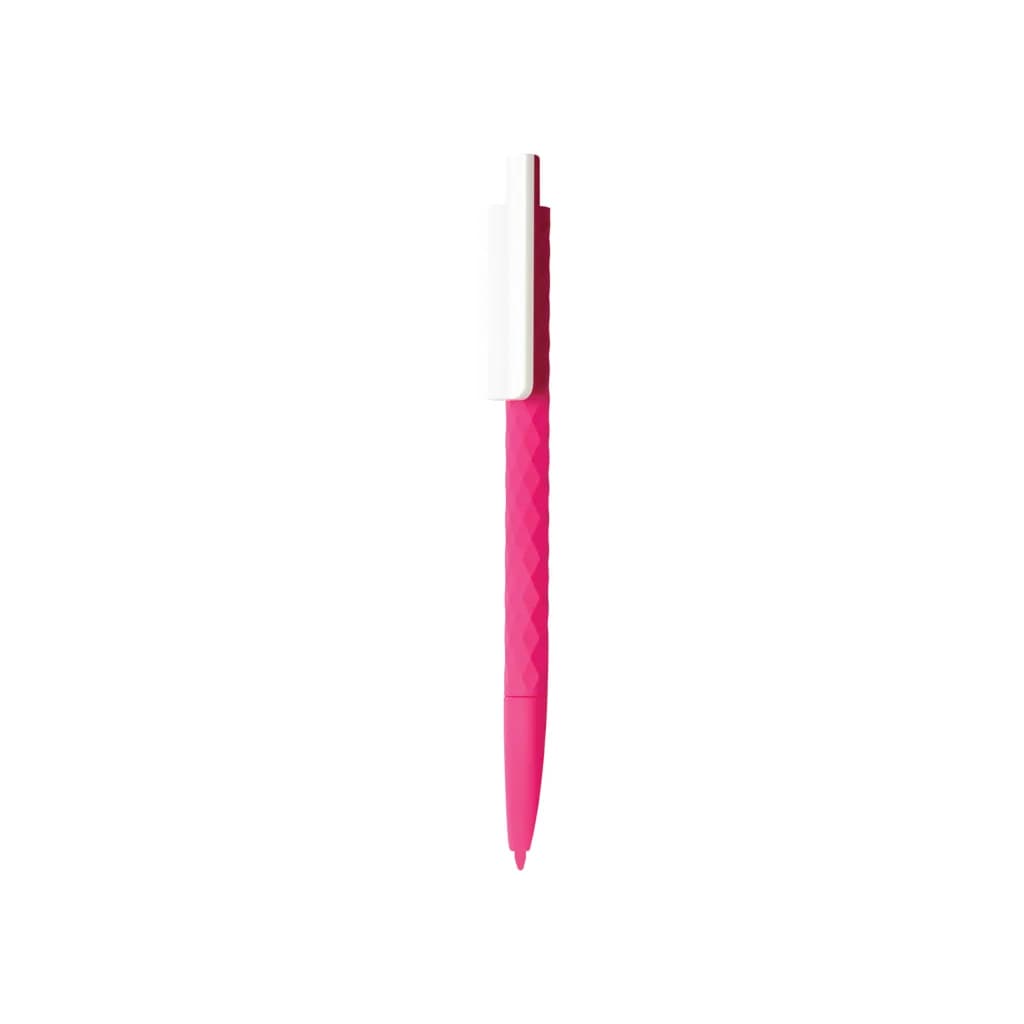 X3-Stift mit Smooth-Touch aus RCS recyceltem ABS - rosa