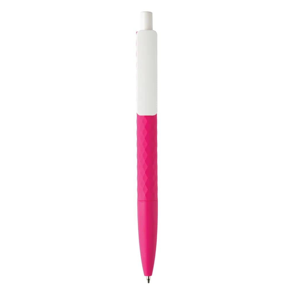 X3-Stift mit Smooth-Touch aus RCS recyceltem ABS - rosa