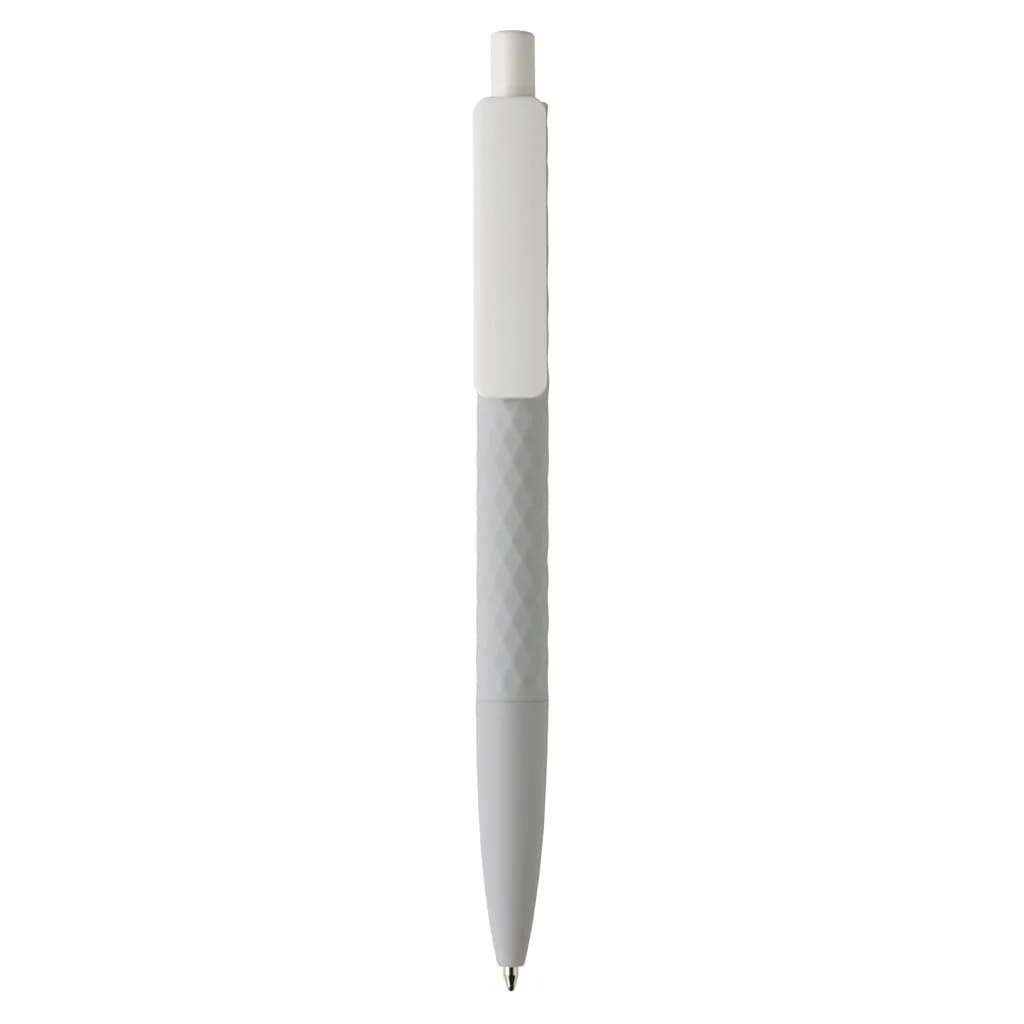 X3-Stift mit Smooth-Touch aus RCS recyceltem ABS - grau
