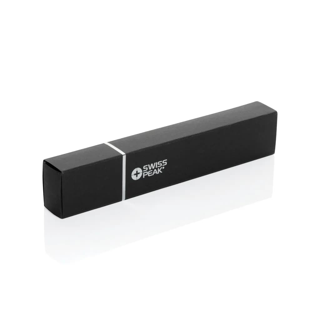 Swiss Peak Storm Dual-Tip-Pen aus RCS recyceltem Aluminum - schwarz