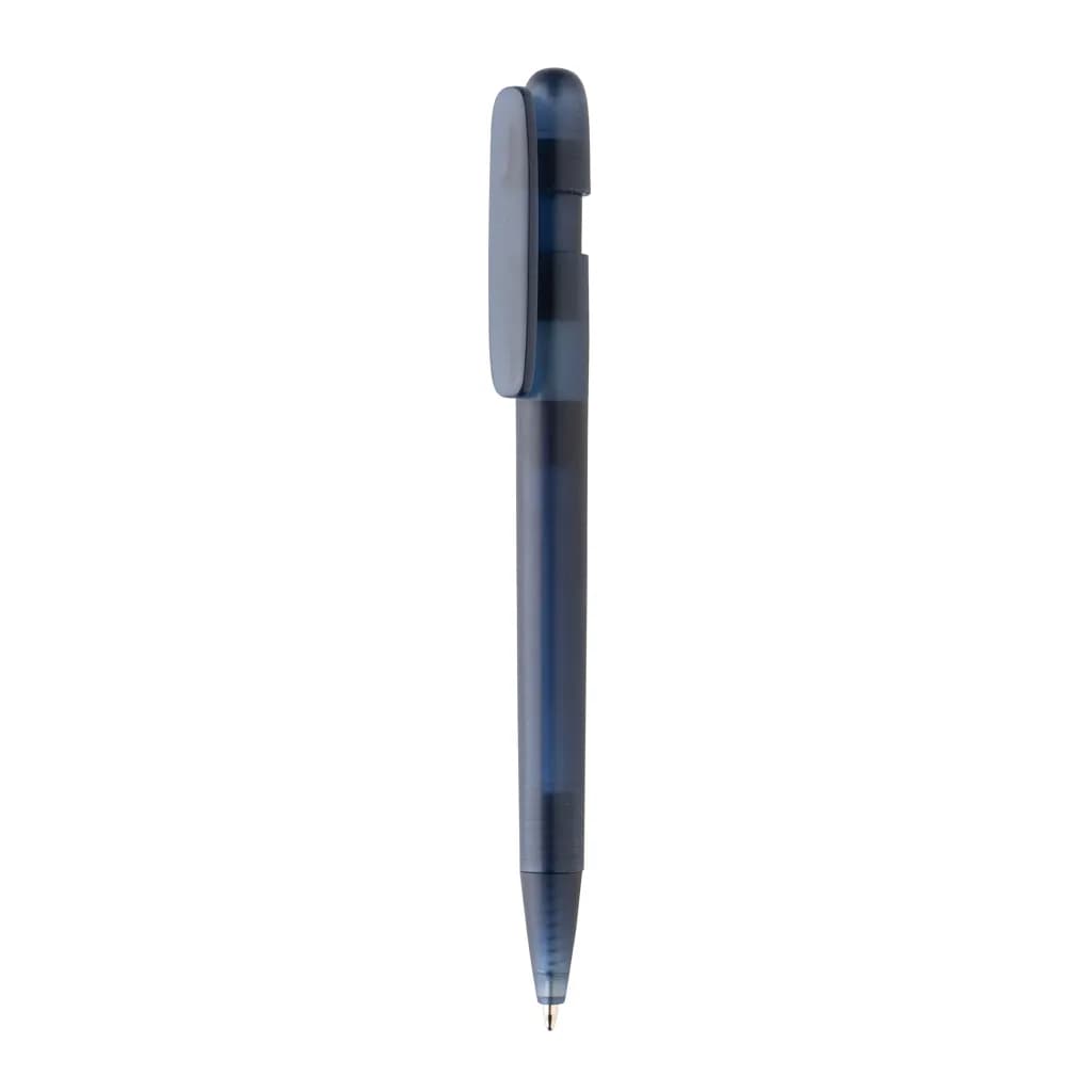 Devin transparenter Stift aus GRS zertifiziertem rABS - navy blau
