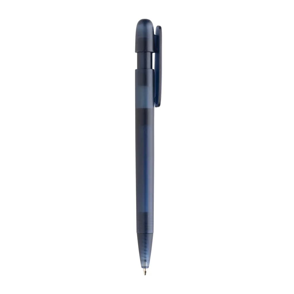 Devin transparenter Stift aus GRS zertifiziertem rABS - navy blau