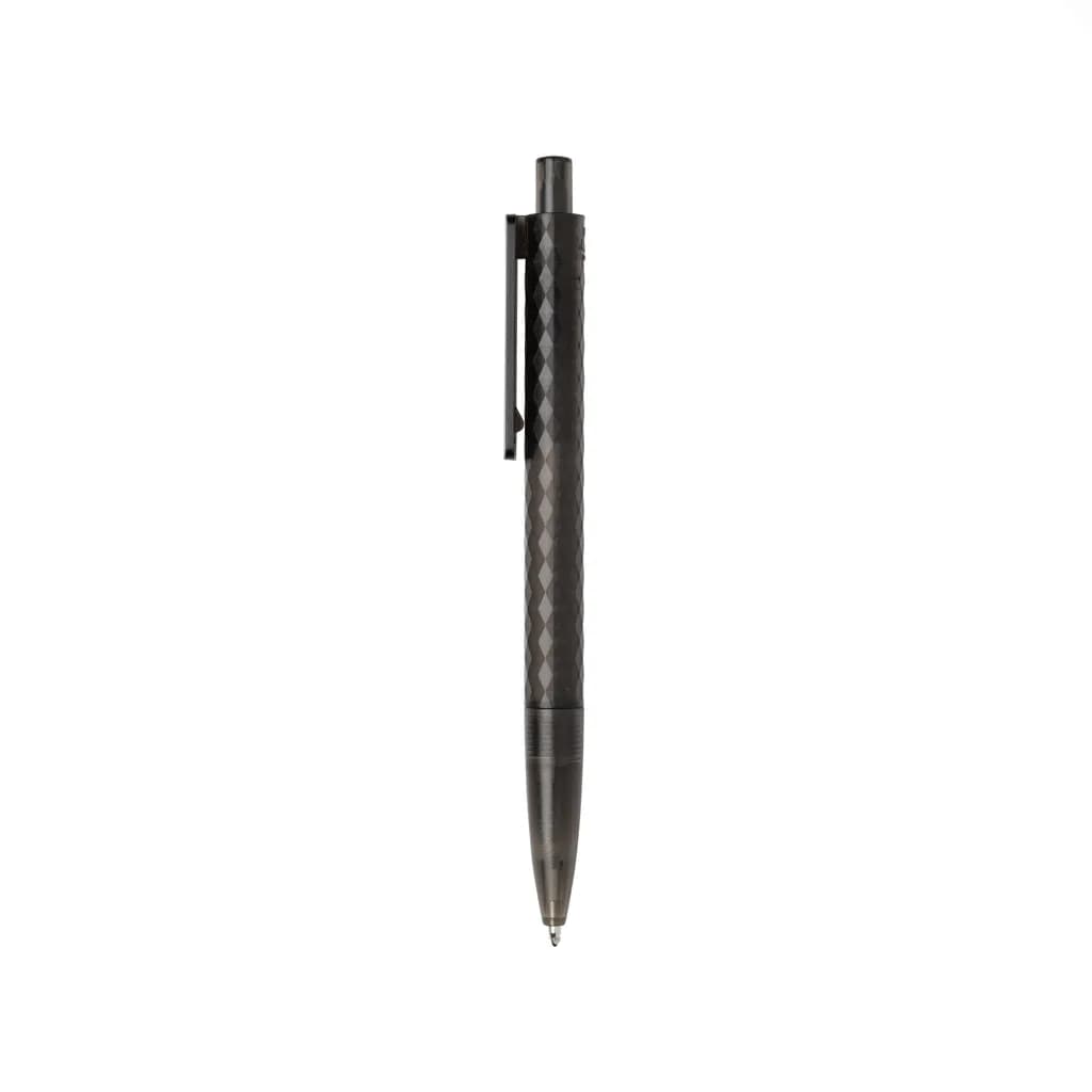 X3 Frosted-Pen aus GRS recyceltem PC - schwarz