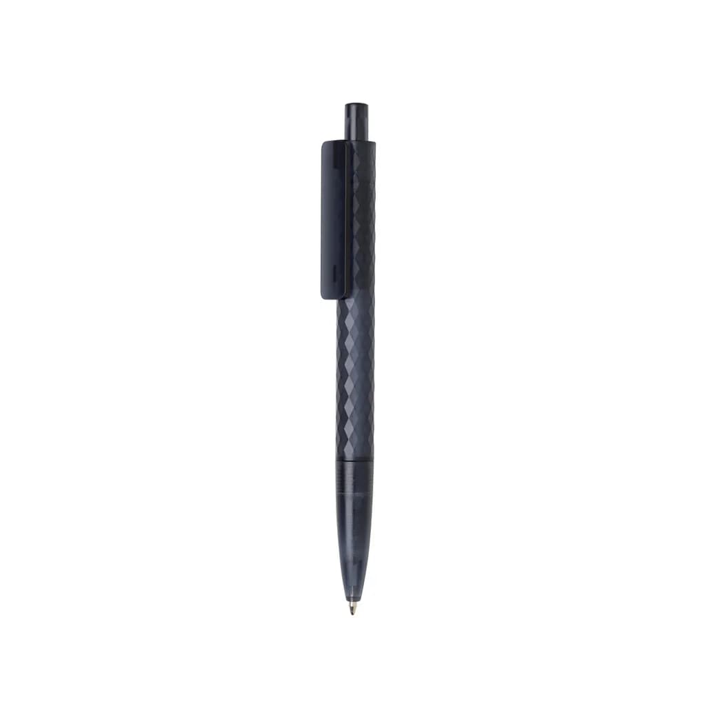 X3 Frosted-Pen aus GRS recyceltem PC - navy blau