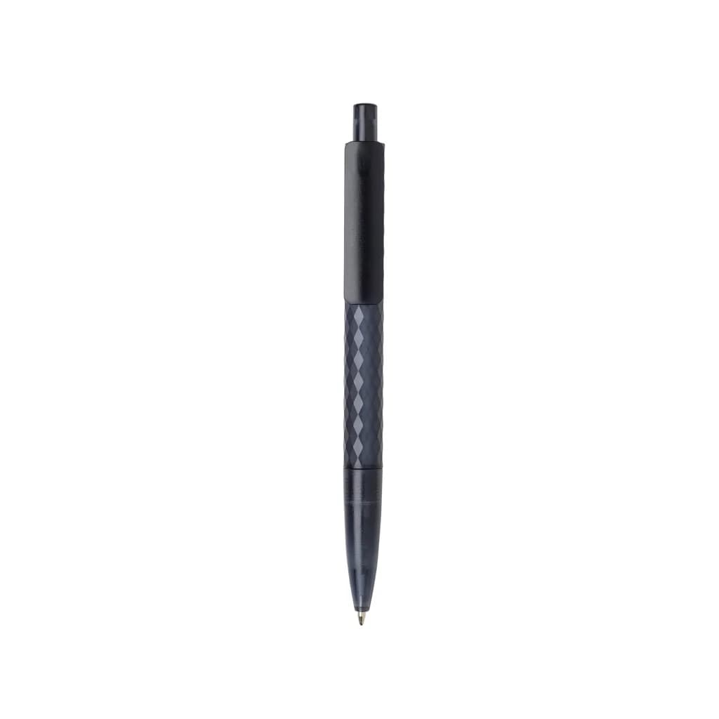 X3 Frosted-Pen aus GRS recyceltem PC - navy blau