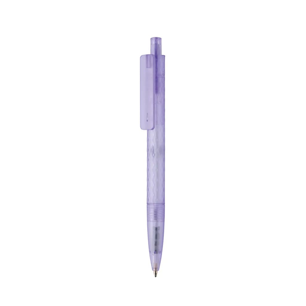 X3 Frosted-Pen aus GRS recyceltem PC - lila