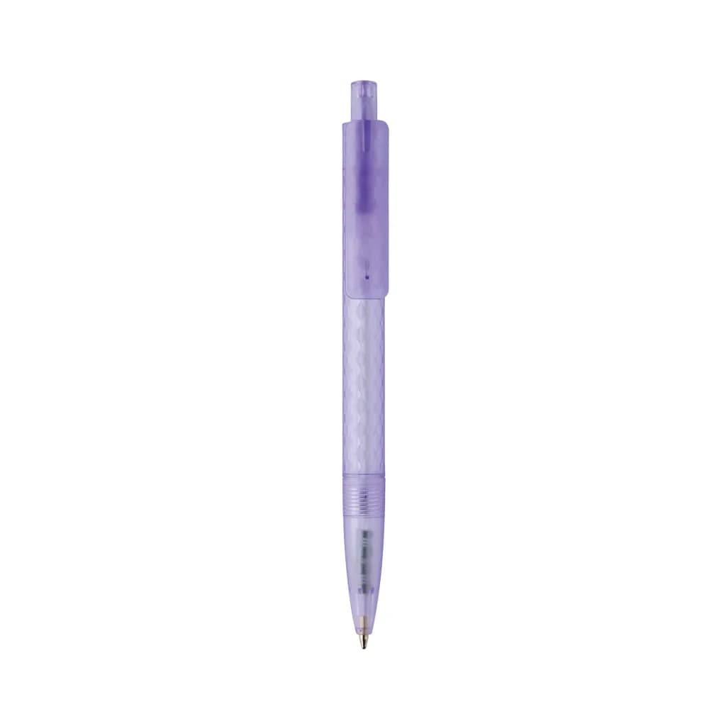 X3 Frosted-Pen aus GRS recyceltem PC - lila