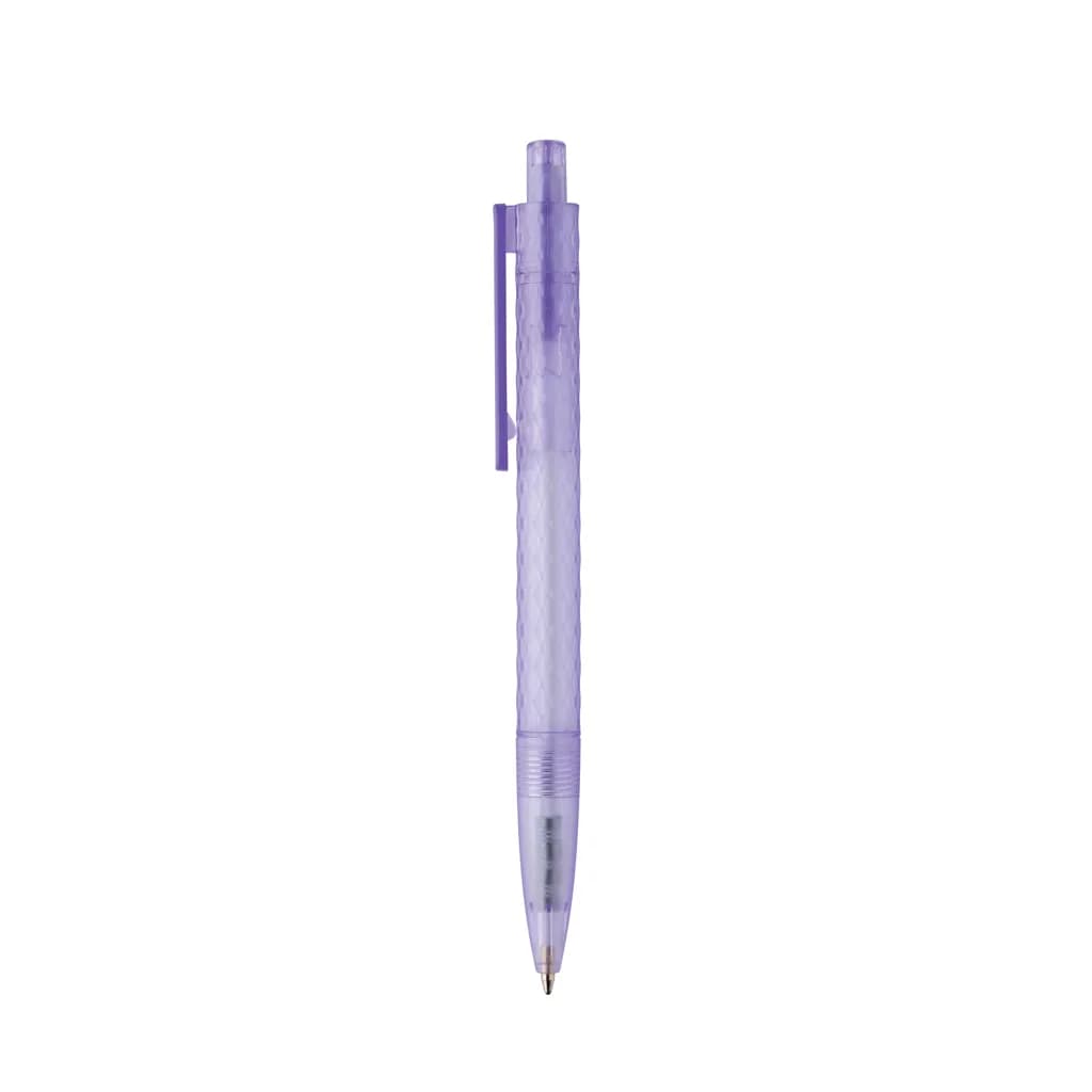 X3 Frosted-Pen aus GRS recyceltem PC - lila