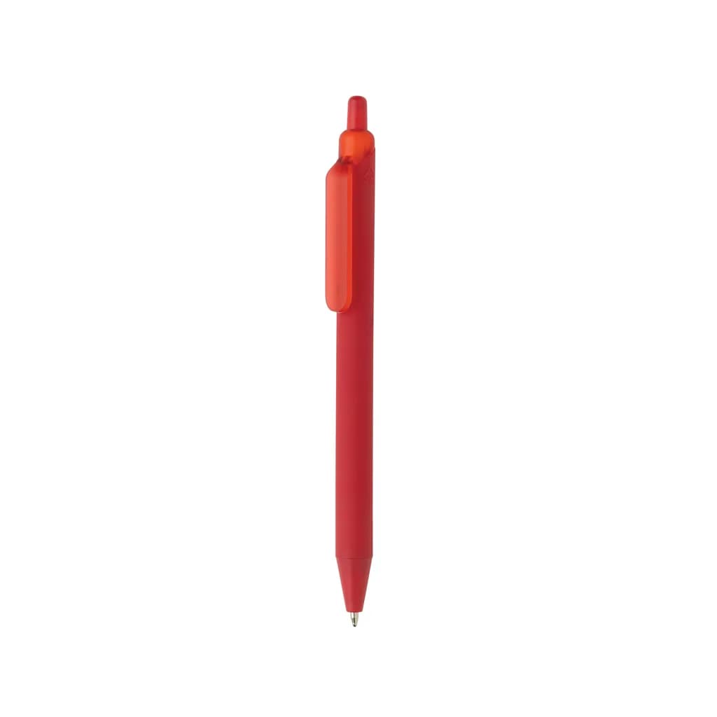 Tide Smooth Touch Stift aus GRS zertifiziert recyceltem ABS - rot