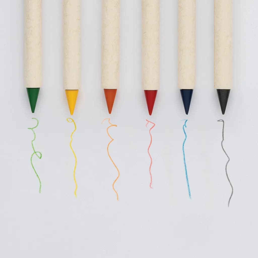 Micki GRS Infinity 6-teiliges Buntstift-Set - weiß