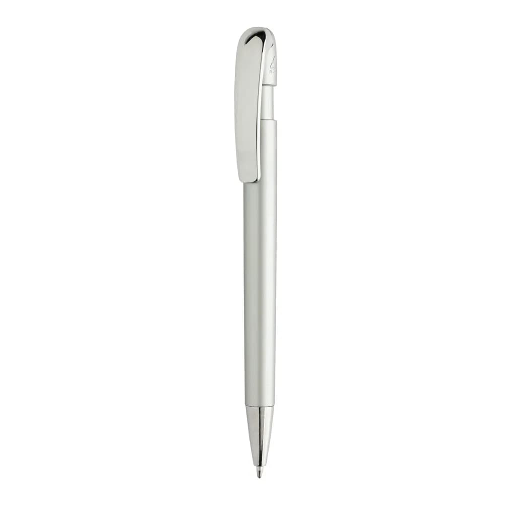 Glide GRS-zertifizierter rABS Stift mit Metallclip - grau