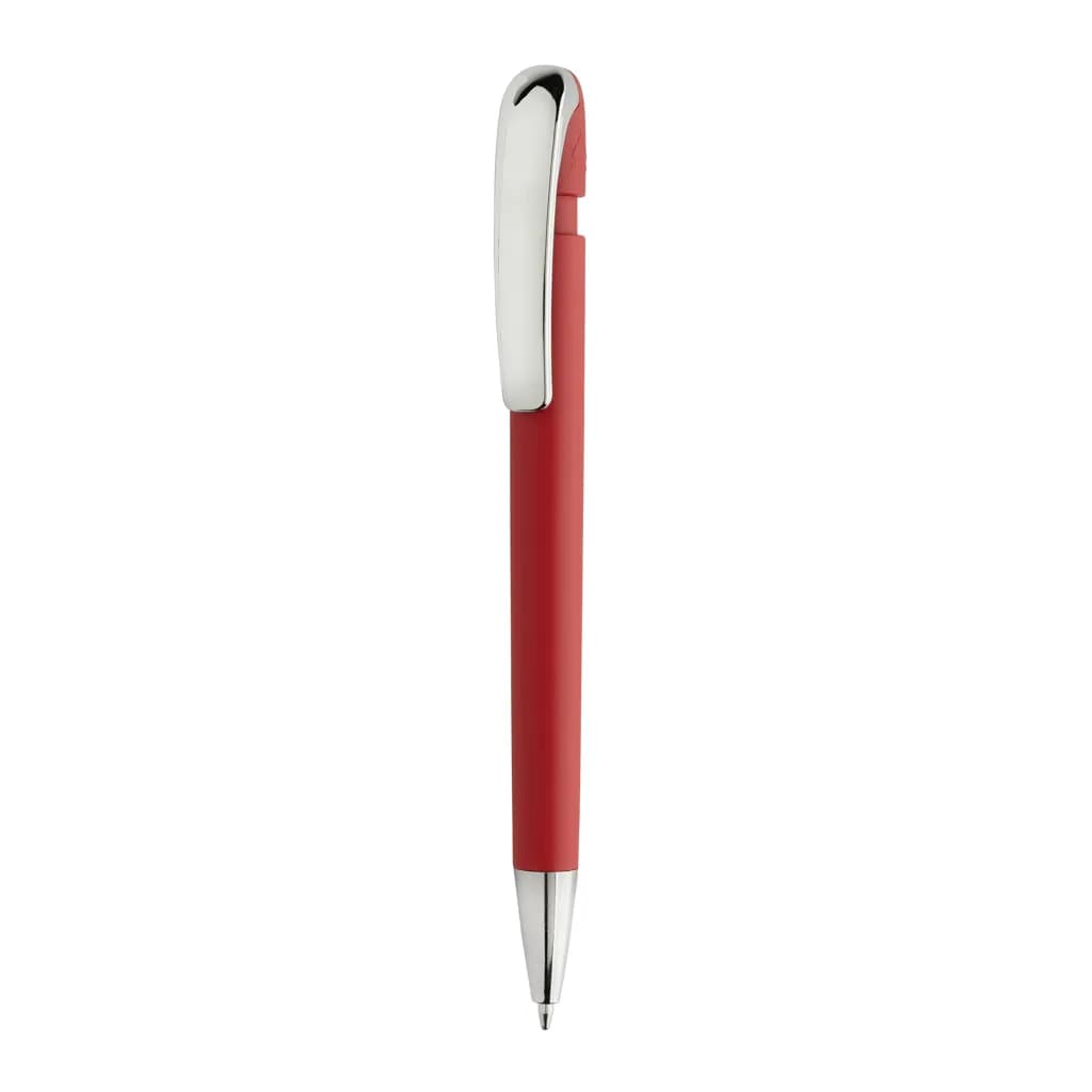 Glide GRS-zertifizierter rABS Stift mit Metallclip - rot