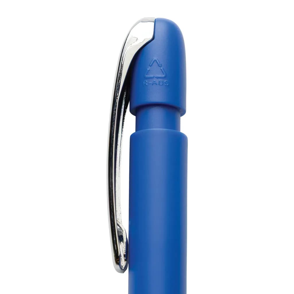 Glide GRS-zertifizierter rABS Stift mit Metallclip - blau