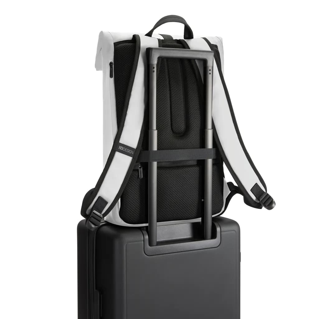 Urban wasserabweisender Flap-Top Rucksack - off white