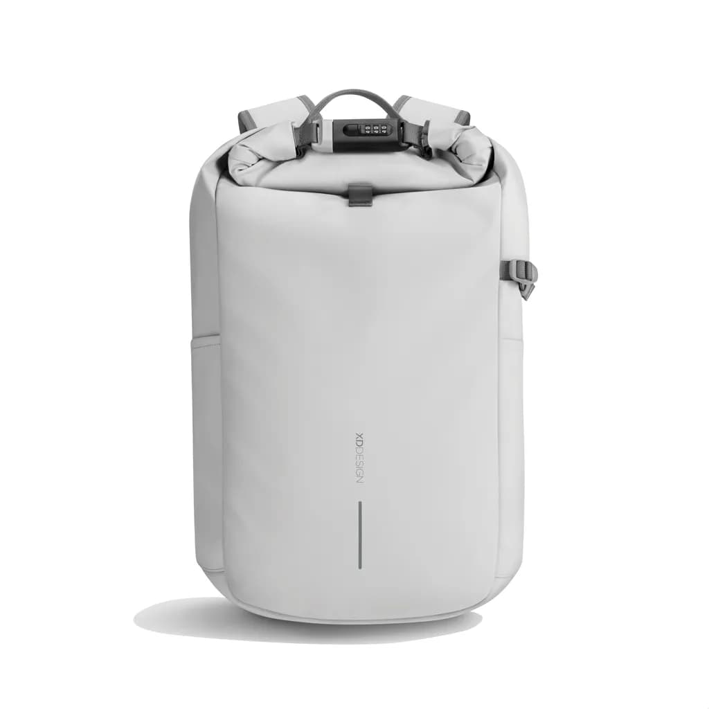 Urban wasserabweisender Anti-Diebstahl Rucksack - off white