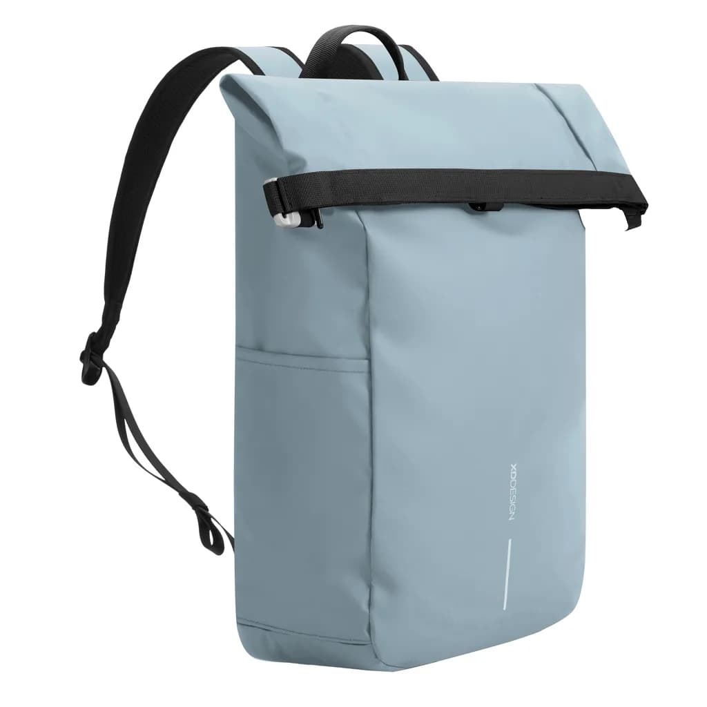 Urban wasserabweisender Anti-Diebstahl Rucksack - blau