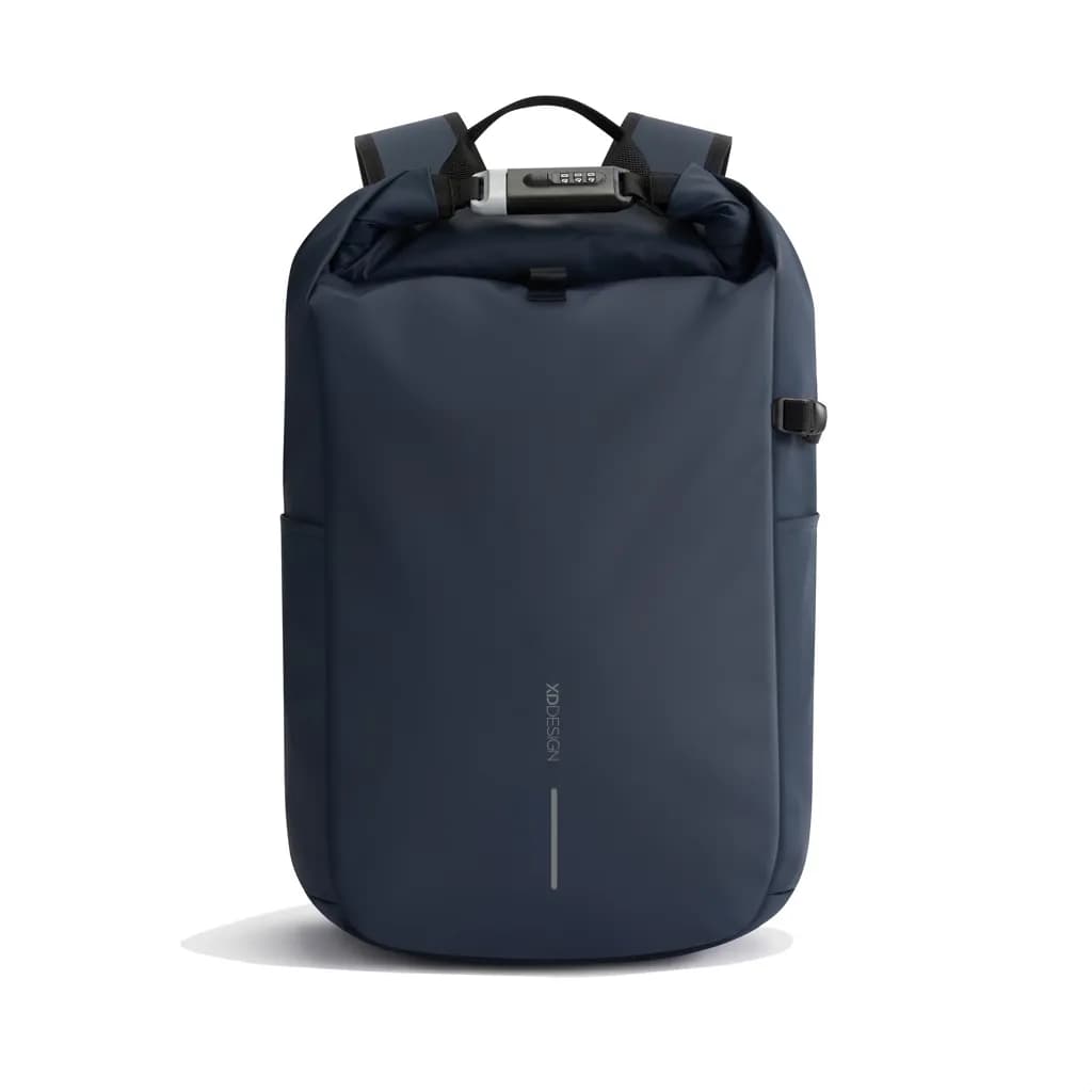 Urban wasserabweisender Anti-Diebstahl Rucksack - navy blau