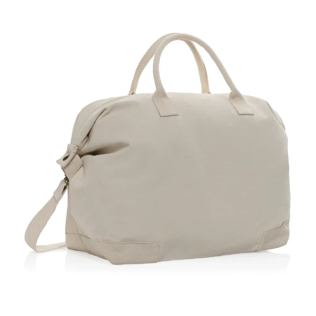 Kezar AWARE™ 500g/m² Wochenendtasche aus recyceltem Canvas - off white