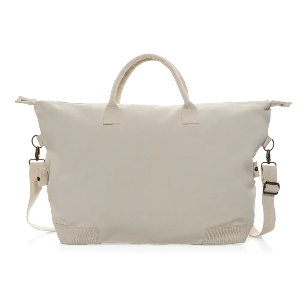 Kezar AWARE™ 500g/m² Wochenendtasche aus recyceltem Canvas - off white