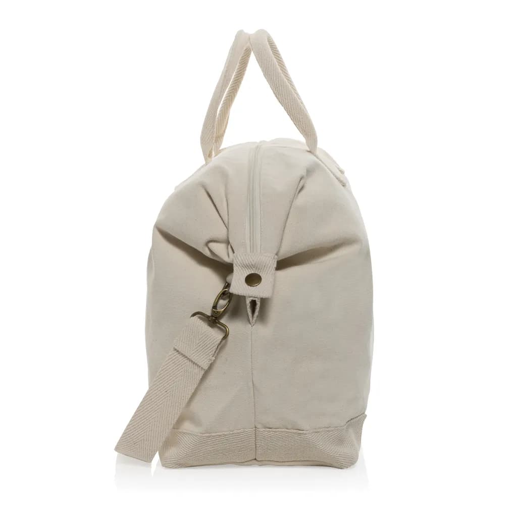 Kezar AWARE™ 500g/m² Wochenendtasche aus recyceltem Canvas - off white
