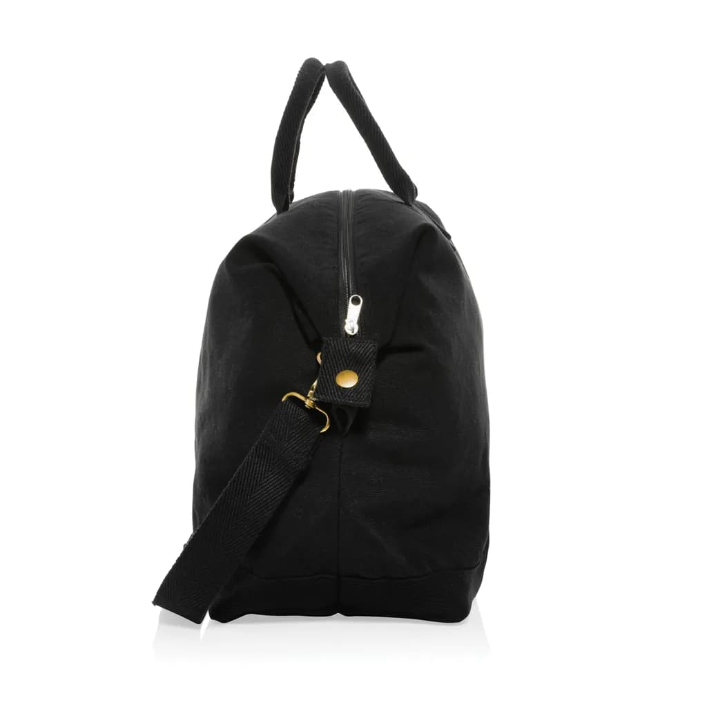 Kezar AWARE™ 500g/m² Wochenendtasche aus recyceltem Canvas - schwarz