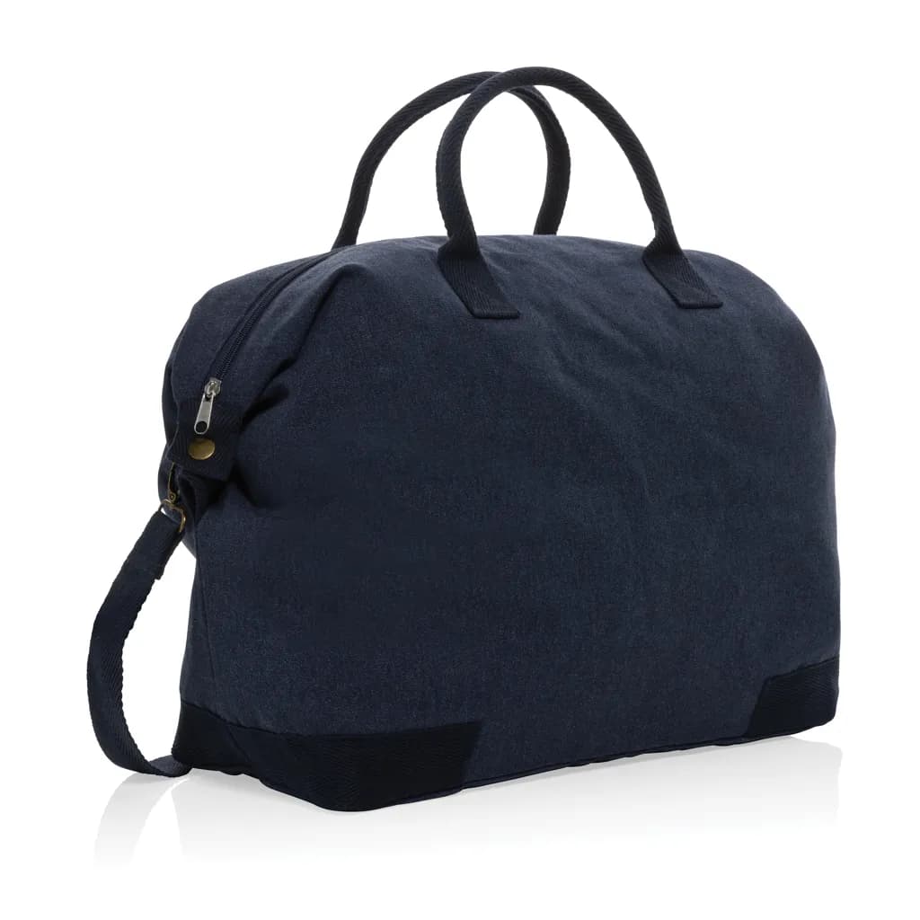 Kezar AWARE™ 500g/m² Wochenendtasche aus recyceltem Canvas - navy blau