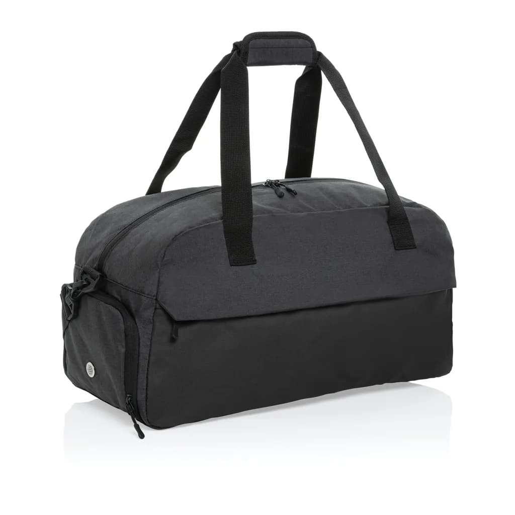 Kazu AWARE™ RPET Weekend-Duffel-Bag - schwarz