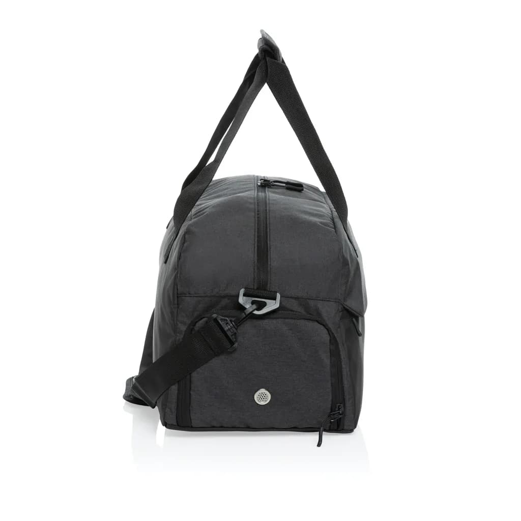 Kazu AWARE™ RPET Weekend-Duffel-Bag - schwarz