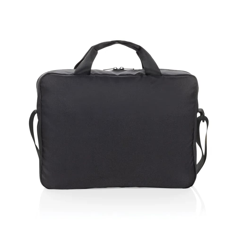 Swiss Peak Aware™ RPET Essential 15.6 Laptop Tasche - schwarz
