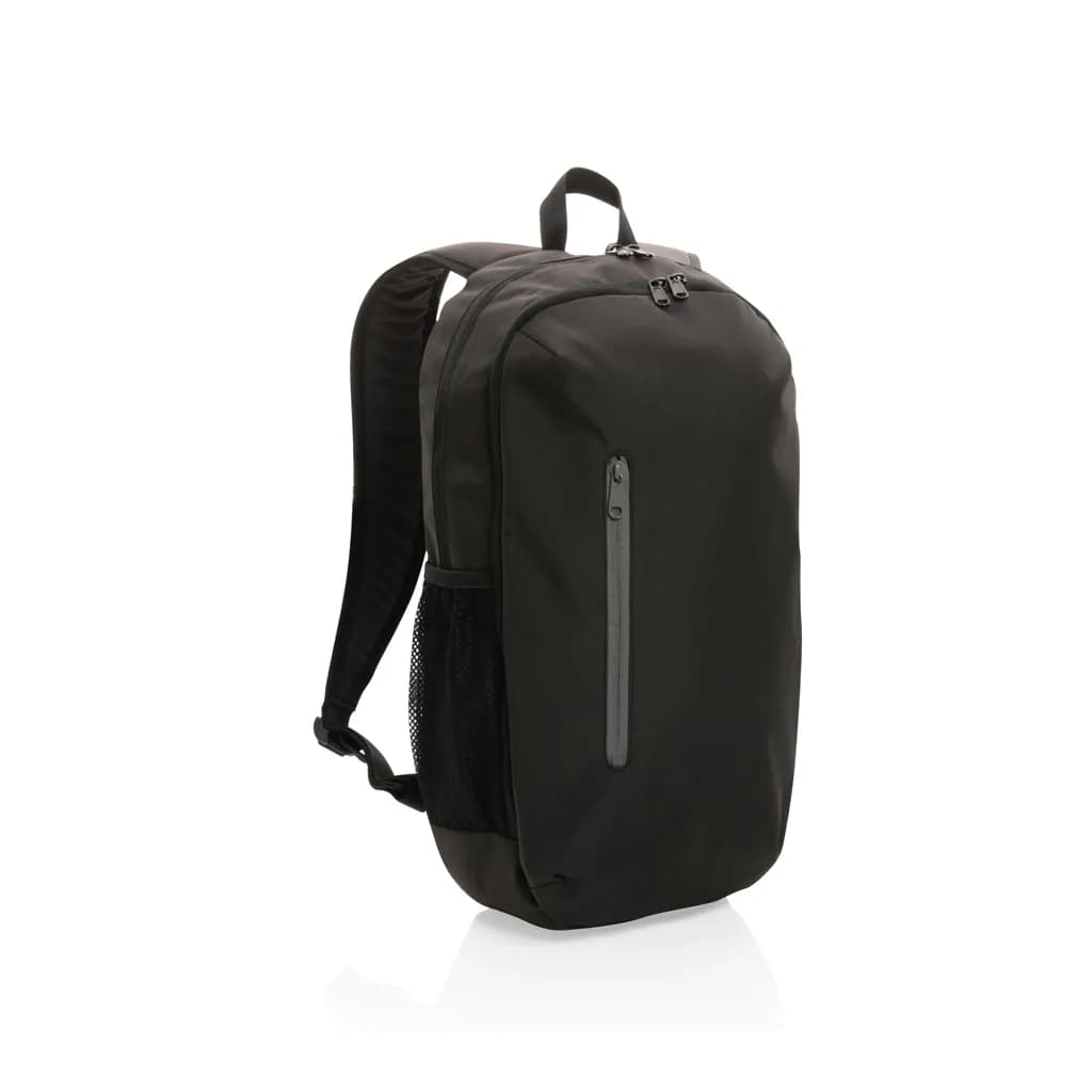 Impact AWARE™ 300D RPET Casual Rucksack - schwarz