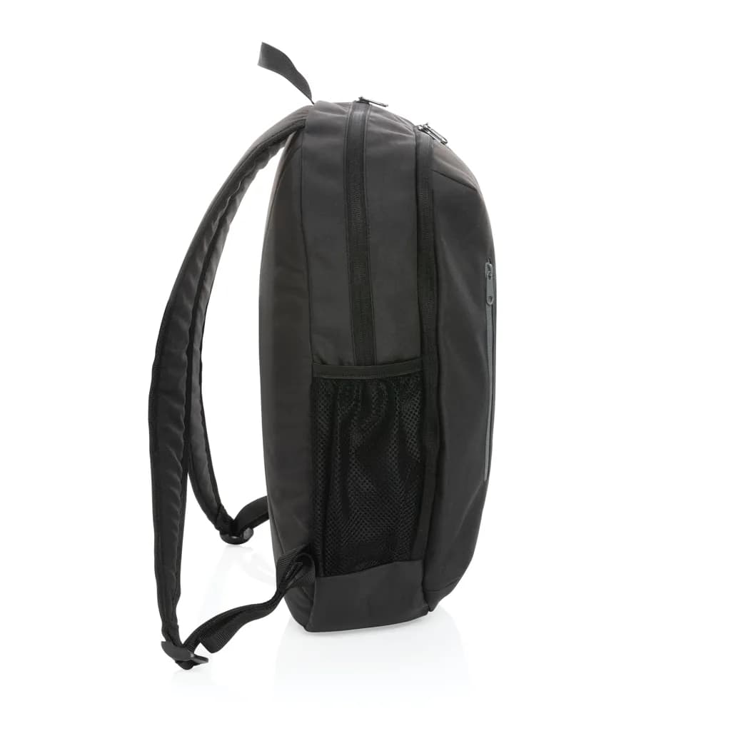 Impact AWARE™ 300D RPET Casual Rucksack - schwarz