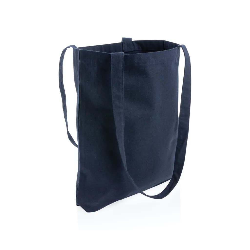 Impact Aware™ recycelte Baumwolltasche - navy blau