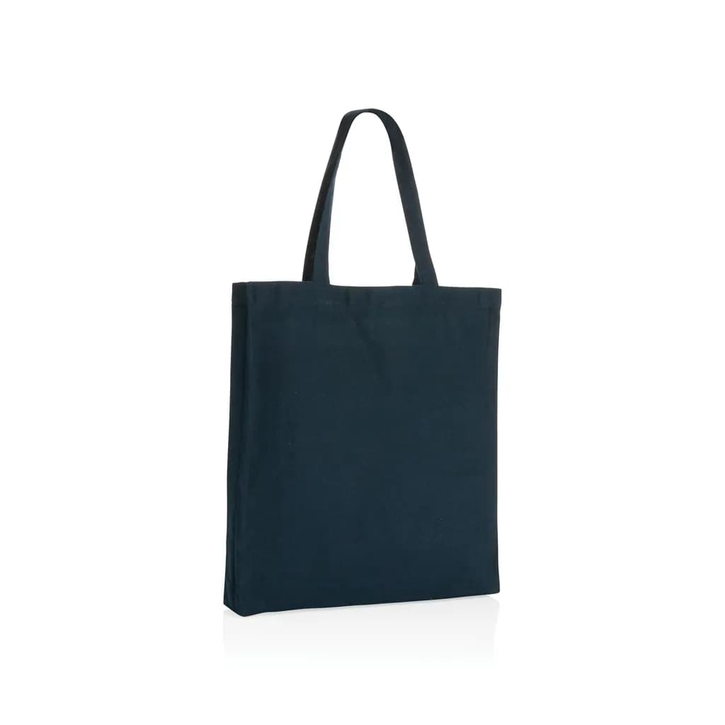 Impact AWARE™ recycelte Baumwolltasche 145gr mit Boden - navy blau
