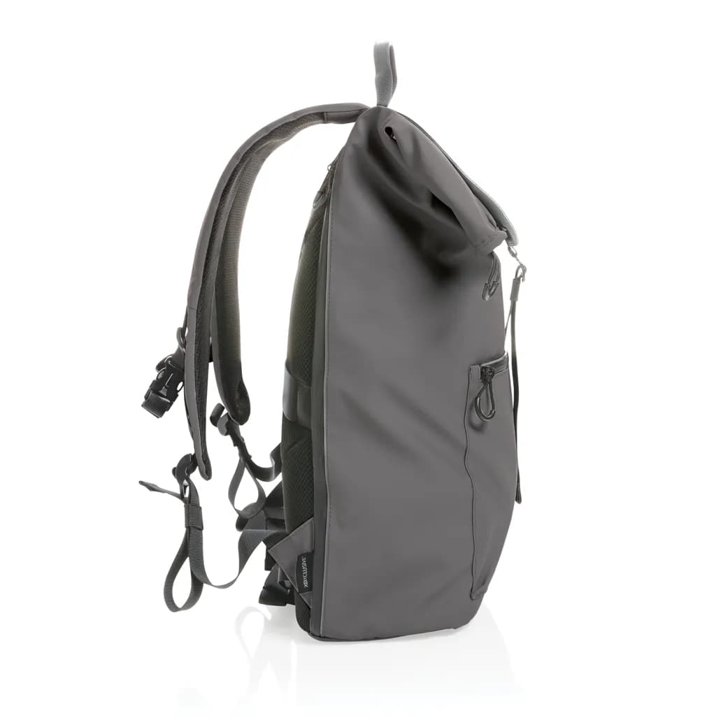 Impact AWARE™ RPET wasserabweisender 15.6 Laptop-Rucksack - anthrazit