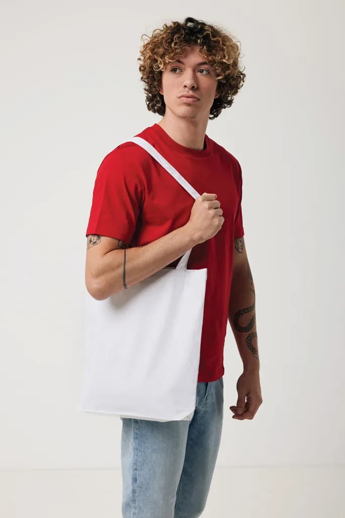 Impact Aware™ 285g/m² ungefärbte rCanvas-Tragetasche - weiß