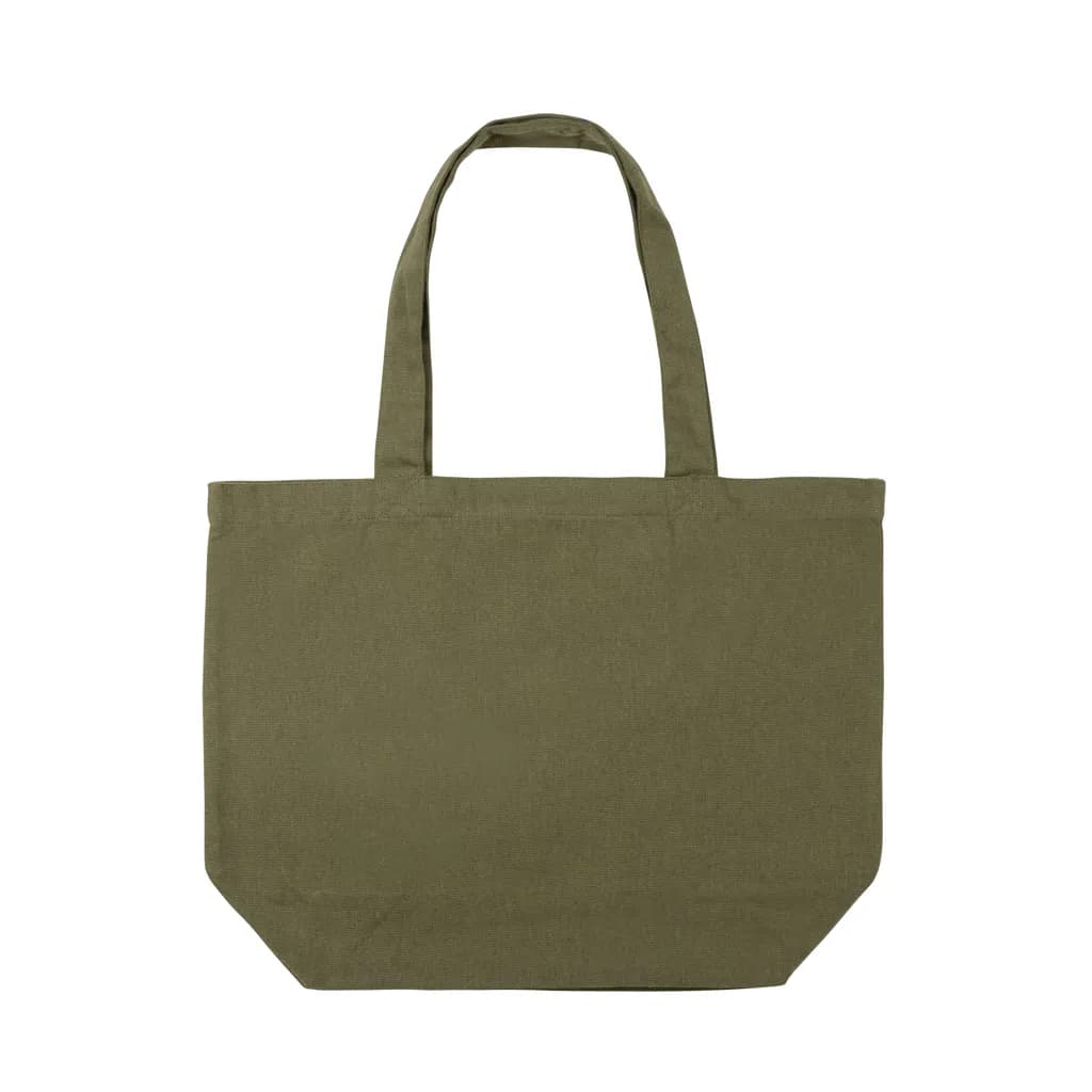 Impact Aware™ 240g/m² rcCanvas Shopper + Tasche, ungefärbt - grün